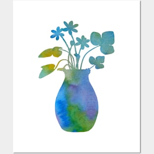 Vase of flowers Posters and Art